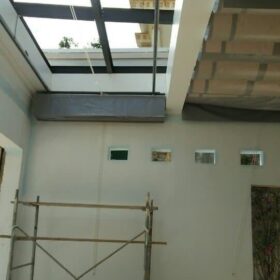bạt xếp sóng lắp đặt cho gara oto tại hải phòng